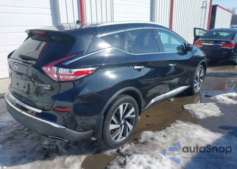 2016 Nissan Murano Platinum из США, поврежденный, VIN 5N1AZ2MH5GN100559